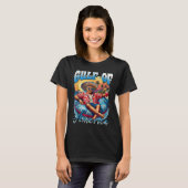アメリカ湾パトリオからの冷たい挨拶 Tシャツ (正面フル)