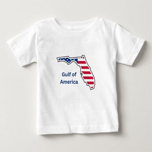 アメリカ湾ベビーシャツ ベビーTシャツ (正面)