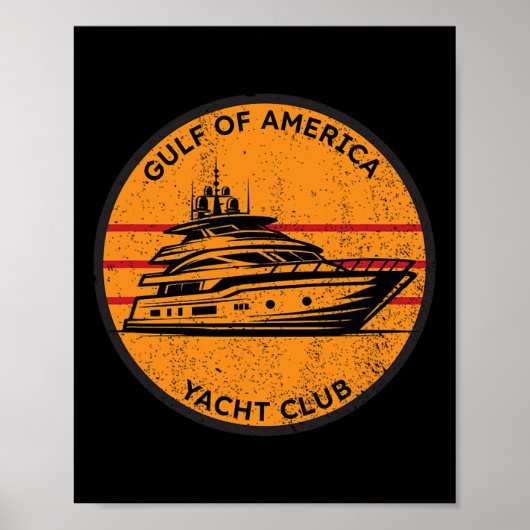 アメリカ湾ヨットクラブトランプ湾アメリカ湾 ポスター (正面)