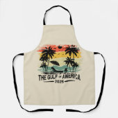 アメリカ湾ヴィンテージアメリカ愛国的デザイン エプロン (正面)