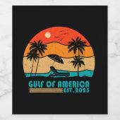 アメリカ湾ヴィンテージアメリカ愛国的デザイン ワインラベル (シングルラベル)