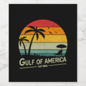 アメリカ湾ヴィンテージアメリカ愛国的デザイン ワインラベル (シングルラベル)