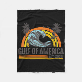 アメリカ湾ヴィンテージビーチアメリカズガルフミー フリースブランケット
