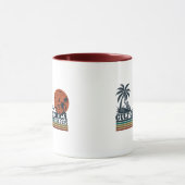 アメリカ湾ヴィンテージ愛国的デザイン マグカップ (中央)