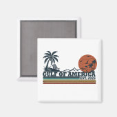 アメリカ湾ヴィンテージ愛国的デザイン マグネット (正面/裏面)