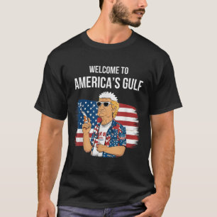 アメリカ湾岸ビーチからの挨拶 Tシャツ