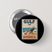 アメリカ湾岸地域2025アンクルサム愛国心 缶バッジ (正面&裏面)