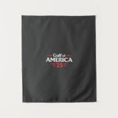 アメリカ湾愛国的アメリカ合衆国トランプ国旗 タペストリー (正面)