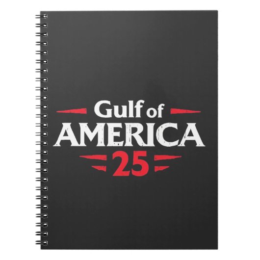 アメリカ湾愛国的アメリカ合衆国トランプ国旗 ノートブック (正面)