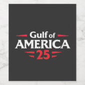 アメリカ湾愛国的アメリカ合衆国トランプ国旗 ワインラベル (シングルラベル)