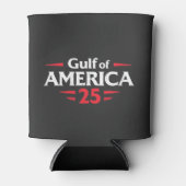 アメリカ湾愛国的アメリカ合衆国トランプ国旗 缶クーラー (正面)