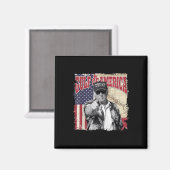 アメリカ湾愛国者からのトランプの挨拶 マグネット (正面/裏面)