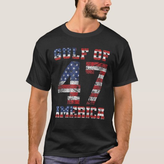 アメリカ湾愛国者からのトランプの挨拶 Tシャツ (正面)