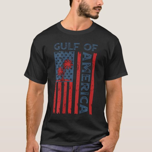 アメリカ湾旗2025 Tシャツ (正面)