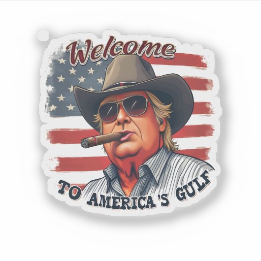 アメリカ湾米トランプへの自由 シール (正面)