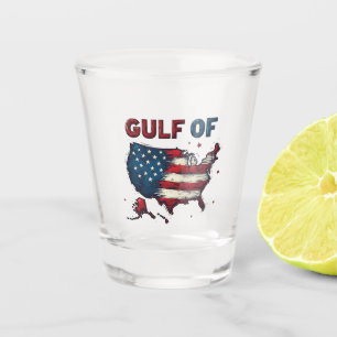 アメリカ湾米国の地図トランプ米国メキシコ湾 ショットグラス