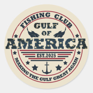 アメリカ湾魚釣りクラブアメリカ愛国者 ラウンドシール