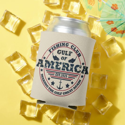 アメリカ湾魚釣りクラブアメリカ愛国者 缶クーラー (インサイチュ 夏)
