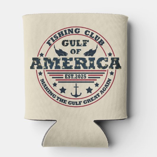 アメリカ湾魚釣りクラブアメリカ愛国者 缶クーラー (裏面)
