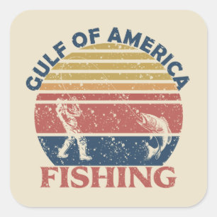 アメリカ湾魚釣りポールアメリカ愛国者 スクエアシール