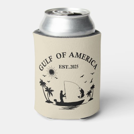 アメリカ湾魚釣りポールアメリカ愛国者 缶クーラー (缶裏面)