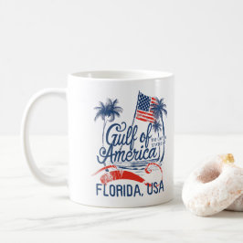 アメリカ湾2025フロリダ州旗 コーヒーマグカップ