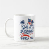 アメリカ湾2025フロリダ州旗 コーヒーマグカップ (左)