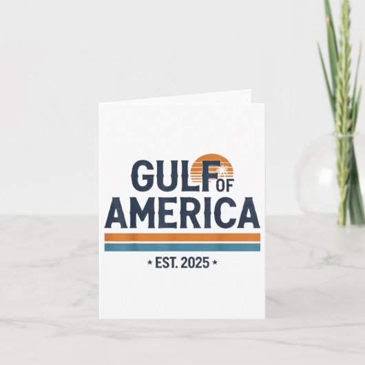 アメリカ湾2025ヴィンテージアメリカ国旗Mexi カード (正面)
