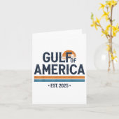 アメリカ湾2025ヴィンテージアメリカ国旗Mexi カード (黄色い花)
