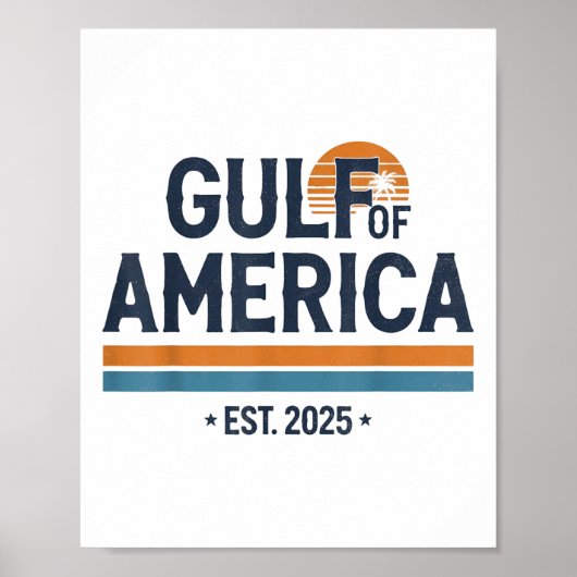 アメリカ湾2025ヴィンテージアメリカ国旗Mexi ポスター (正面)