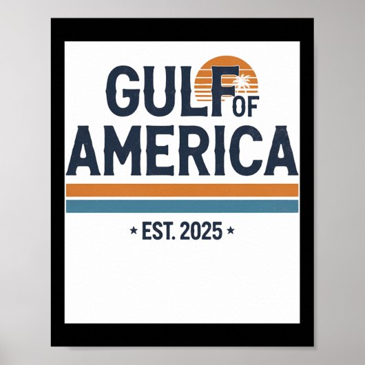 アメリカ湾2025ヴィンテージアメリカ国旗Mexi ポスター (正面)