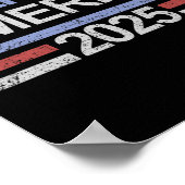 アメリカ湾2025年アメリカ湾 ポスター (角)