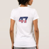 アメリカ湾47Tシャツ Tシャツ (裏面)