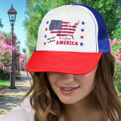 アメリカ湾。アメリカ国旗のボールキャップ、 キャップ