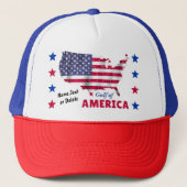 アメリカ湾。アメリカ国旗のボールキャップ、 キャップ (正面)