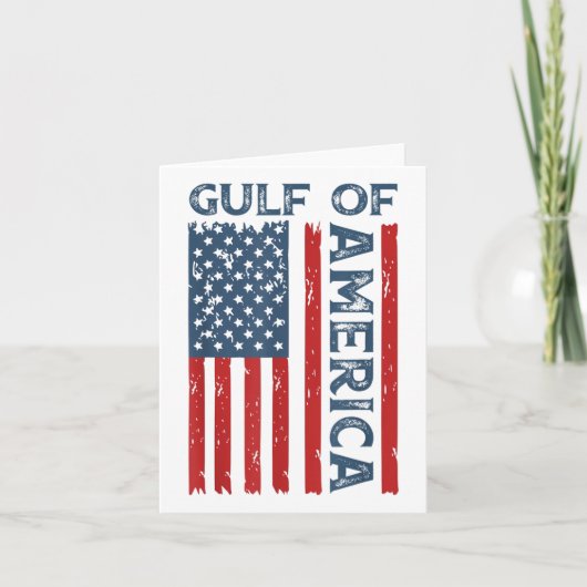 アメリカ湾 – アメリカ湾おもしろいアメリカ合衆国 カード (正面)