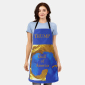 アメリカ湾 エプロン (着用した状態)