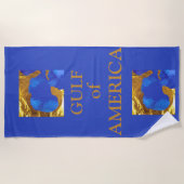アメリカ湾 ビーチタオル (正面)