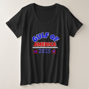 アメリカ湾… プラスサイズTシャツ
