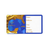 アメリカ湾 ラベル (正面)