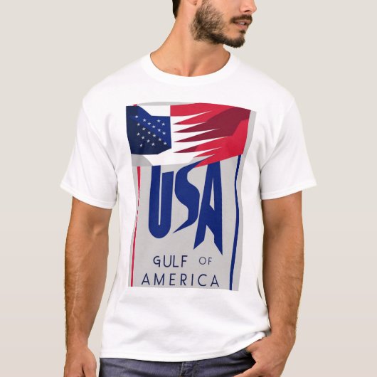 アメリカ湾 Tシャツ (正面)