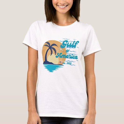 アメリカ湾 Tシャツ (正面)