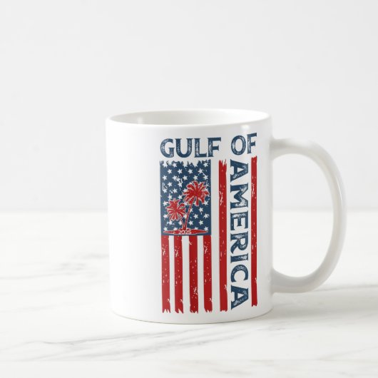 アメリカ湾Est 2025アメリカ合衆国アメリカ国旗(オン) コーヒーマグカップ (右)
