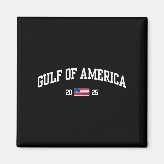 アメリカ湾Est 2025アメリカ合衆国国旗Patr マグネット (正面)