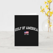 アメリカ湾Est 2025アメリカ国旗の愛国者 カード (黄色い花)