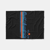 アメリカ湾Est 2025アメリカ国旗Gulf Me フリースブランケット (正面(横))