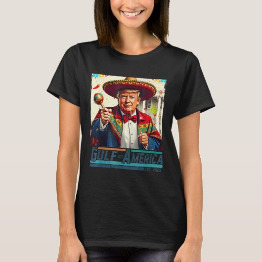 アメリカ湾Est 2025 Cinco De Mayo Trump G Tシャツ (正面)