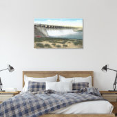 アメリカ滝ズダムSpillway，オレゴン キャンバスプリント (インサイチュ (寝室))