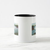 アメリカ滝ミストビューのメイド マグカップ (中央)