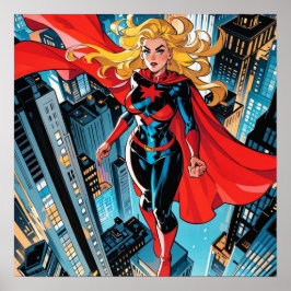 アメリカ漫画、レトロアメリカ漫画スーパーヒーロー ポスター